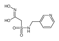 N-hydroxy-2-(pyridin-3-ylmethylsulfamoyl)acetamide结构式