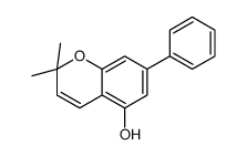 2,2-dimethyl-7-phenylchromen-5-ol结构式