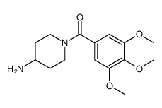 Methanone, (4-amino-1-piperidinyl)(3,4,5-trimethoxyphenyl)结构式