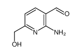 2-amino-6-(hydroxymethyl)pyridine-3-carbaldehyde Structure