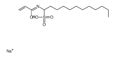 sodium [(1-oxoallyl)amino]dodecane-1-sulphonate结构式