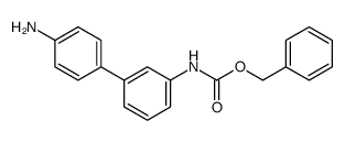 (4'-amino-biphenyl-3-yl)-carbamic acid benzyl ester结构式