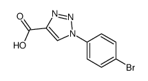 1-(4-bromophenyl)triazole-4-carboxylic acid Structure