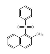 1-(benzenesulfonyl)-2-methyl-naphthalene结构式