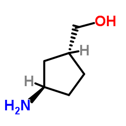 [(1R,3R)-3-Aminocyclopentyl]methanol结构式
