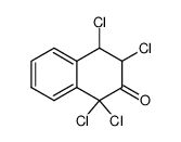 1,1,3,4-tetrachlorotetralin-2-one Structure