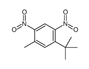 1-tert-butyl-5-methyl-2,4-dinitrobenzene Structure