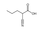 2-cyanovaleric acid Structure