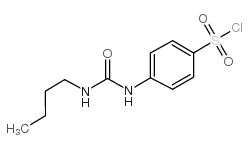 4-(3-BUTYLUREIDO)BENZENESULFONYLCHLORIDE Structure