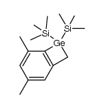1,1-bis(trimethylsilyl)-4,6-dimethyl-1-germadihydro-benzocyclobutene Structure