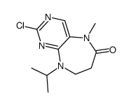 10-chloro-6-methyl-2-propan-2-yl-2,6,9,11-tetrazabicyclo[5.4.0]undeca-7,9,11-trien-5-one Structure