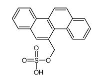 chrysen-5-ylmethyl hydrogen sulfate结构式