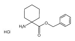 benzyl 1-aminocyclohexane-1-carboxylate hydrochloride结构式