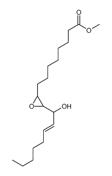 methyl 8-[3-(1-hydroxyoct-2-enyl)oxiran-2-yl]octanoate结构式