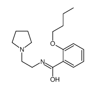 2-Butoxy-N-[2-(1-pyrrolidinyl)ethyl]benzamide结构式