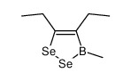 4,5-diethyl-3-methyldiselenaborole结构式