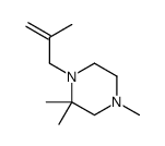 Piperazine, 2,2,4-trimethyl-1-(2-methylallyl)- (6CI) structure