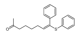 8-phenyl-8-phenylsulfanyloct-7-en-2-one结构式