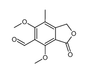 6-formyl-5,7-dimethoxy-4-methyl-phthalide结构式