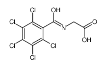 2-[(2,3,4,5,6-pentachlorobenzoyl)amino]acetic acid结构式
