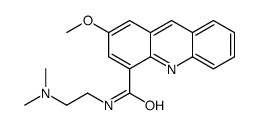 N-[2-(dimethylamino)ethyl]-2-methoxyacridine-4-carboxamide Structure