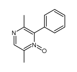 3,6-dimethyl-2-phenylpyrazine 1-oxide结构式