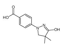 4-(4,4-dimethyl-3-oxo-pyrazolidin-1-yl)-benzoic acid Structure