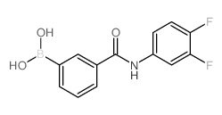 N-(3,4-二氟苯基) 3-硼苯甲酰胺图片