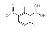 (2,6-Dichloro-3-nitrophenyl)boronic acid structure