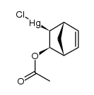 (2-acetoxy-cis-exo-bicyclo[2.2.1]hept-5-en-3-yl)mercuric chloride Structure