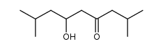 2,8-dimethyl-6-hydroxy-4-nonanone结构式