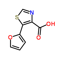 5-(2-Furyl)-1,3-thiazole-4-carboxylic acid结构式