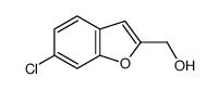 (6-chloro-1-benzofuran-2-yl)methanol Structure