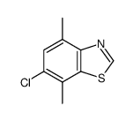 Benzothiazole, 6-chloro-4,7-dimethyl- (6CI) Structure