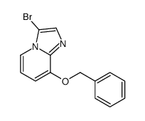 8-(BENZYLOXY)-3-BROMOIMIDAZO[1,2-A]PYRIDINE structure