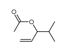 3-acetoxy-4-methyl-1-pentene Structure