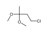 1-chloro-3,3-dimethoxybutane结构式