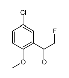 Ethanone, 1-(5-chloro-2-methoxyphenyl)-2-fluoro- (9CI)结构式