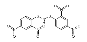 bis(2,4-dinitrophenylsulfenyl)amine Structure