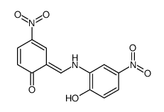 6-[(2-hydroxy-5-nitroanilino)methylidene]-4-nitrocyclohexa-2,4-dien-1-one结构式