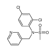 N-(2,4-dichlorophenyl)-N-(pyridin-3-ylmethyl)methanesulfonamide Structure