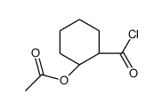 Cyclohexanecarbonyl chloride, 2-(acetyloxy)-, cis- (9CI)结构式