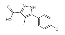 3-(4-chlorophenyl)-4-methyl-1H-pyrazole-5-carboxylic acid picture