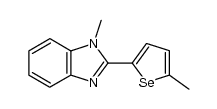 1-methyl-2-(5'-methyl-2'-selenienyl)benzimidazole结构式