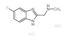 N-[(5-Fluoro-1H-benzimidazol-2-yl)methyl]-N-methylamine dihydrochloride Structure