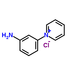 1-(3-Aminophenyl)pyridin-1-ium chloride结构式