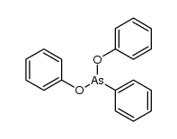 phenyl-arsonous acid diphenyl ester Structure