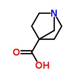 1-Azabicyclo[2.2.1]heptane-4-carboxylic acid structure