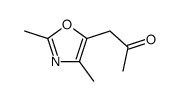 1-(2,4-dimethyl-1,3-oxazol-5-yl)propan-2-one结构式