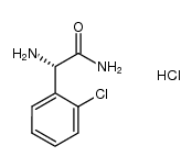 (S)-2-(2-chlorophenyl)glycinamide hydrochloride结构式
